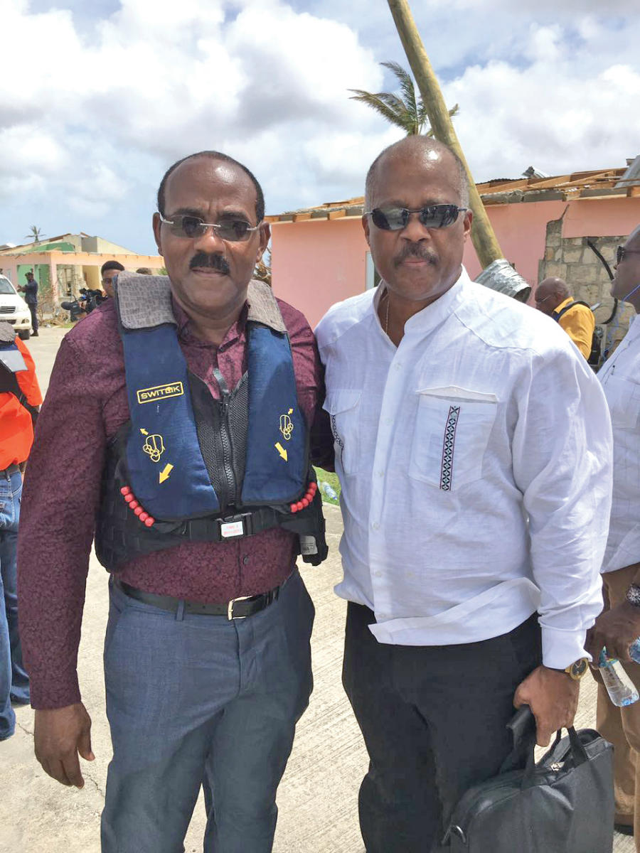 On September 13, Vice-Chancellor, Professor Sir Hilary Beckles as part of a special team, visited Antigua and Barbuda to assess the hurricane damage and formulate a relief strategy following Irma's destruction.