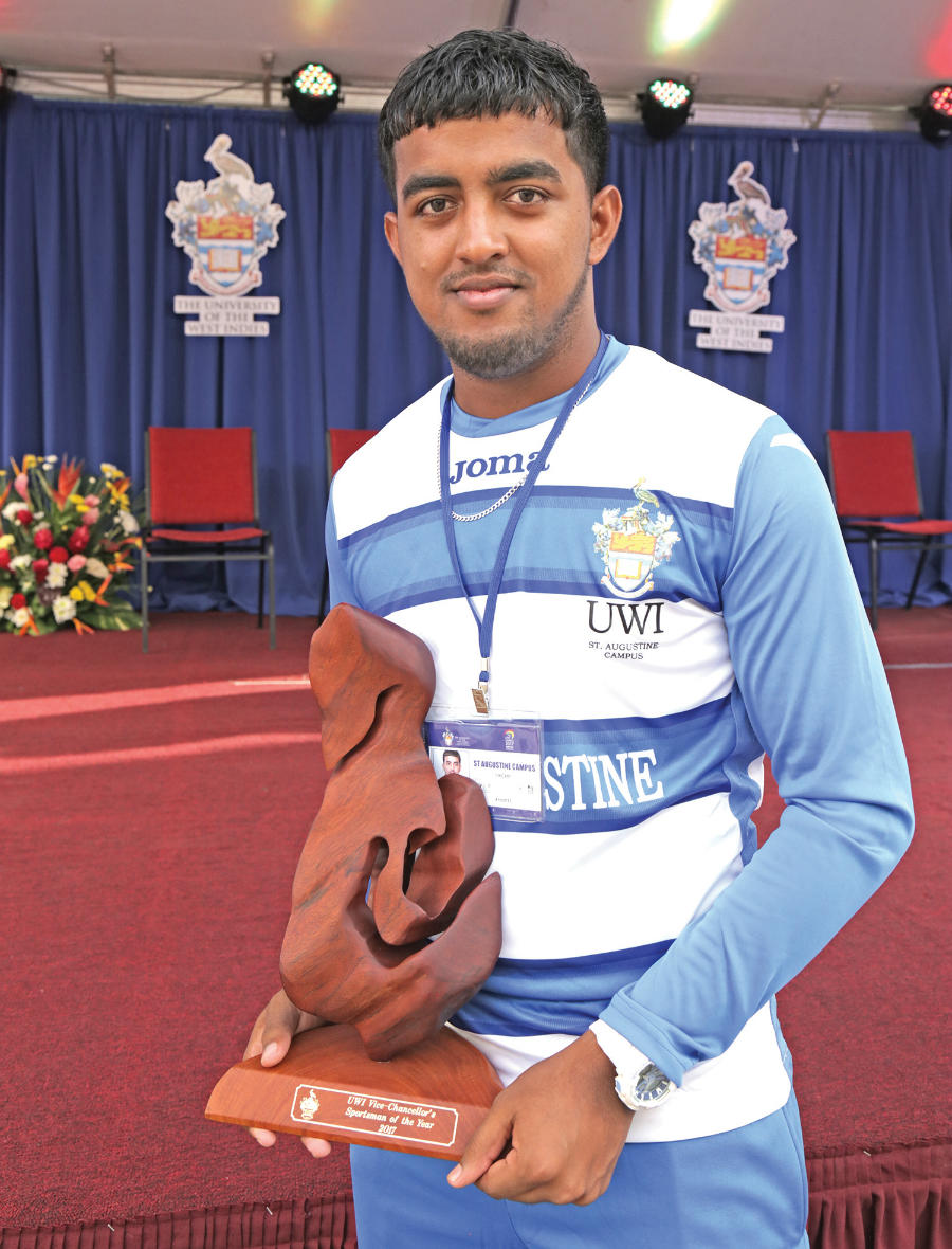 Sportsman of the Year: Vikash Mohan, a cricketer from St. Augustine.
