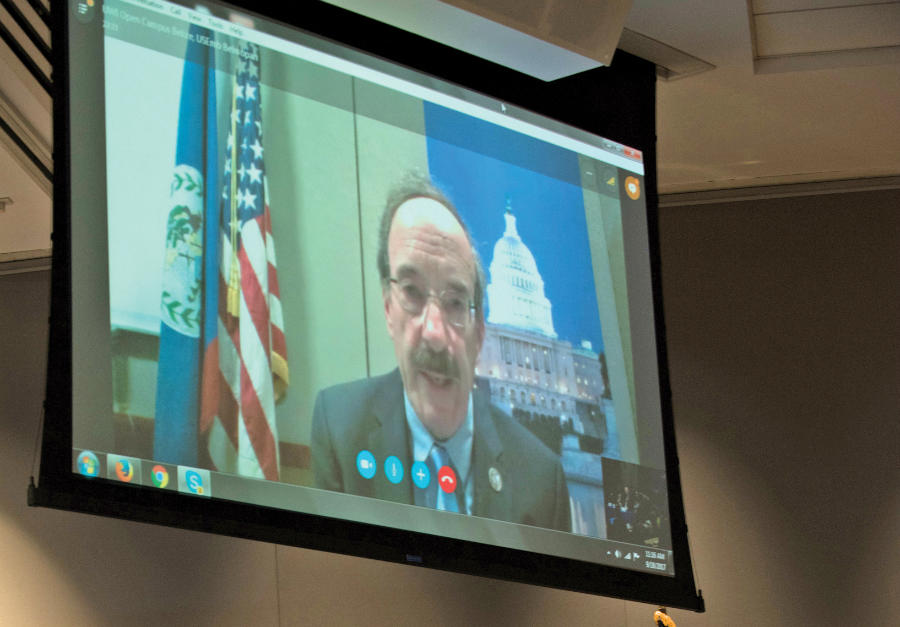 Congressman Eliot Engel (via video conference from Belize), Ranking Member on the House Foreign Affairs Committee.