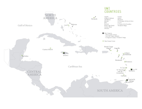 Uwi Cave Hill Campus Map - United States Map