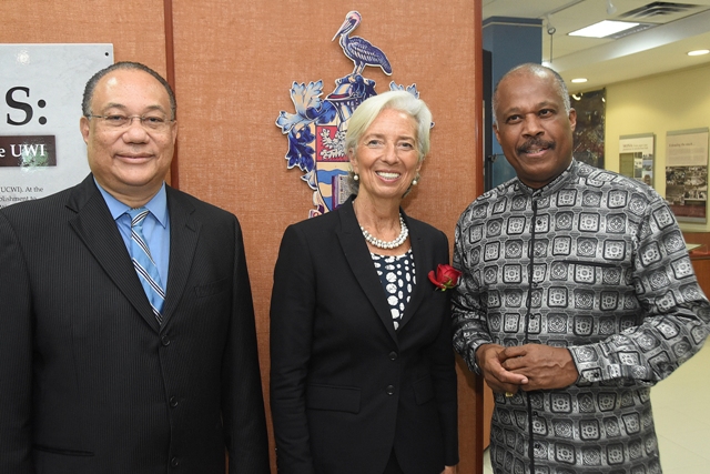 IMF Head visits UWI