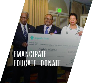 Emancipate. Educate. Donate.