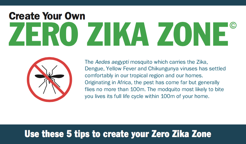 Tips from the UWI Zika Taskforce on Zika prevention. 